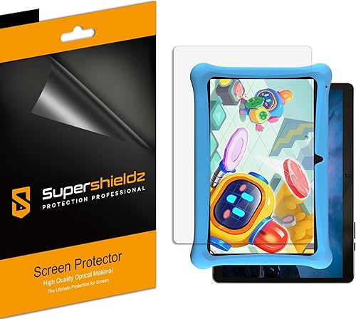 Supershieldz Protector de pantalla diseñado para tabletas SGIN de 10 pulgadas y SGIN de 10 pulgadas para niños, protector transparente de alta