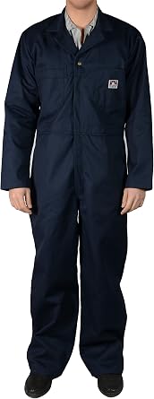 Ben Davis Mens Heavyweight Zip-up Long Sleeve Coveralls
