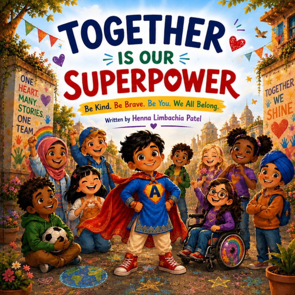 Together Is Our Superpower: Be Kind. Be Brave. Be You. We All Belong.