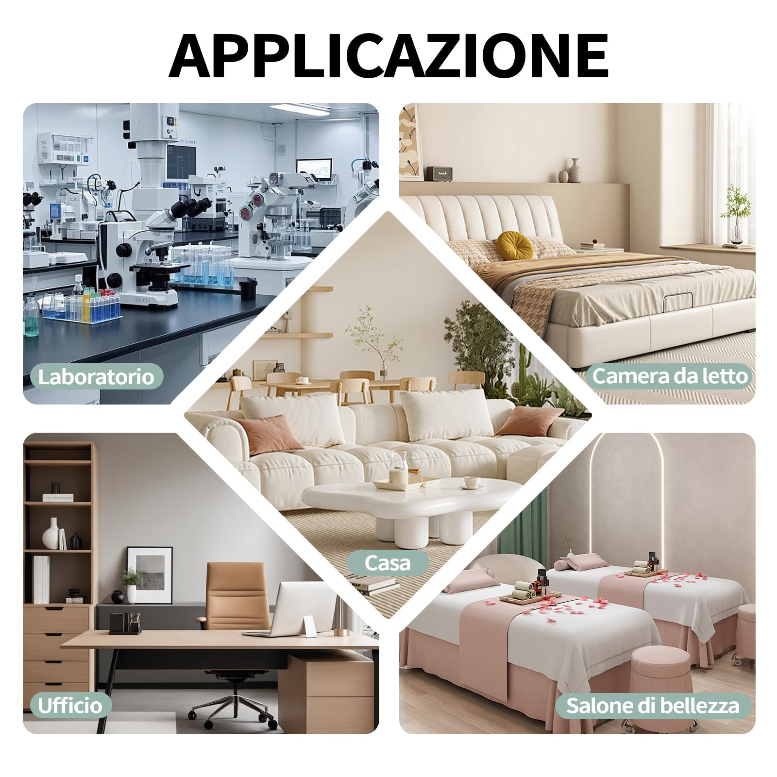 Carrelli da laboratorio a 2 livelli, carrello medico con 1 cassetto, 1 vassoio superiore e 4 ruote silenziose, carrello medico mobile con materiale ABS per laboratorio, clinica, ospedale, bianco