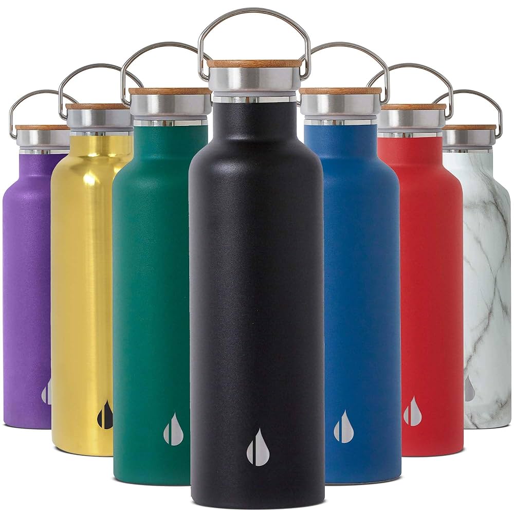 【④】 ボトル Amazon.co.jp: Elementalステンレススチールウォーターボトル