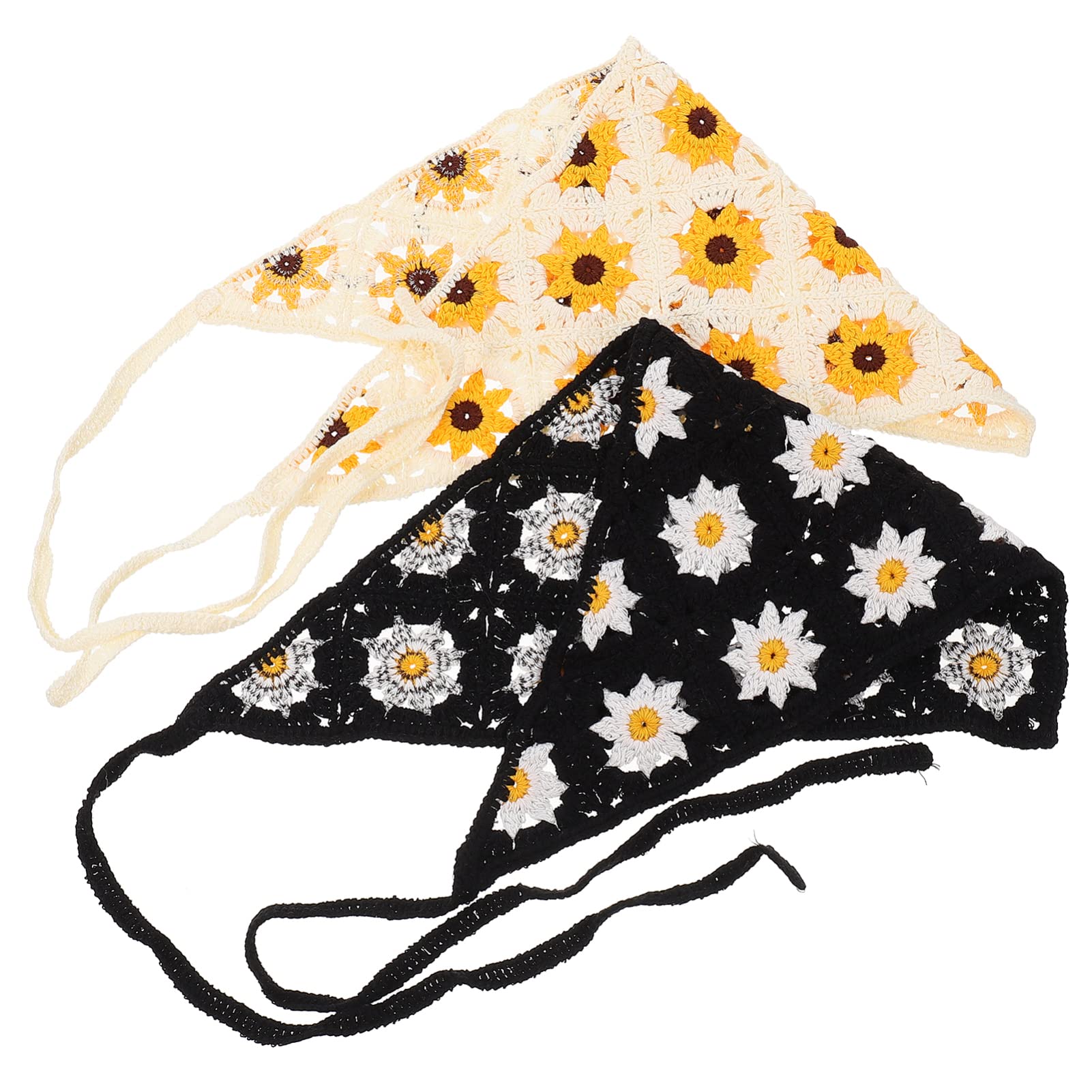 FRCOLOR 8pezzi Fasce Per Moda Boho Eleganti Fasce Turban Con Fiori Adatte Per Ogni Occasione Dalla Vita Quotidiana Eventi Speciali
