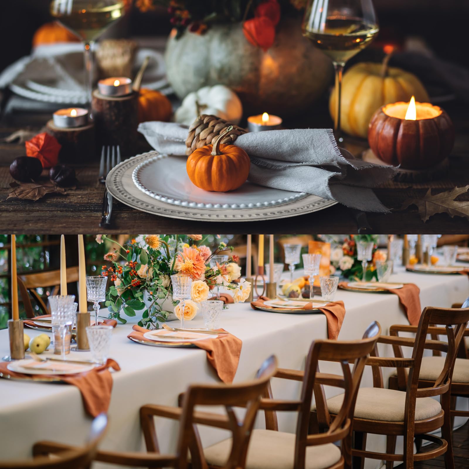 6 Sottopiatti Vintage In Plastica Decorati Con Perline - Ø33 Cm - Ideali Per Matrimoni E Eventi - Bianco - Foto 10