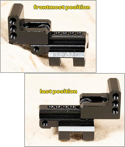 Miniatura 6 de RampCrab Montaje de eslabones superiores del braguero del eje trasero para coche SCX24 AX24 RC, ajuste de múltiples posiciones, pieza de