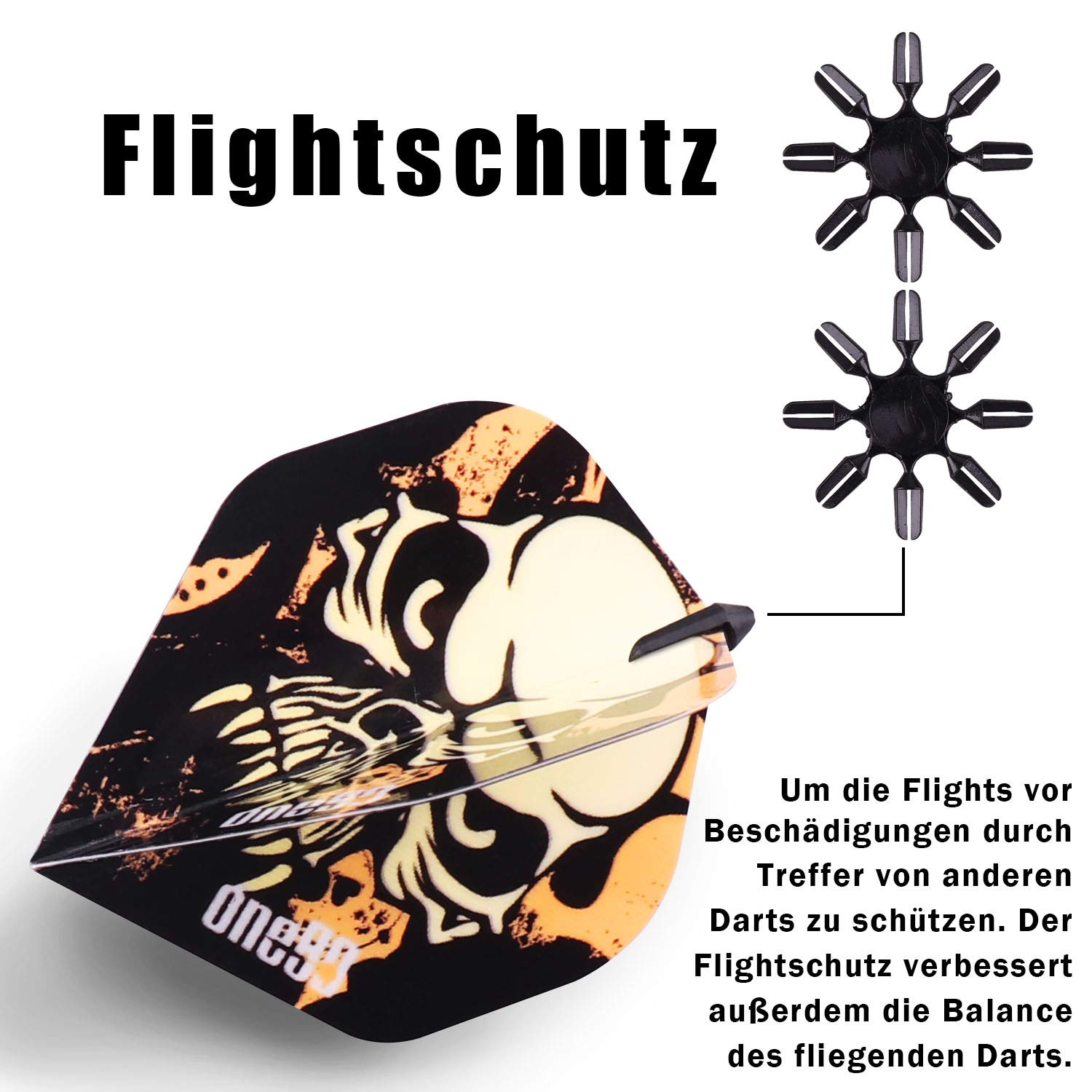 One80 Professional Perfection Fléchettes en Plastique 18g 12 Sztuk (Classic 2)