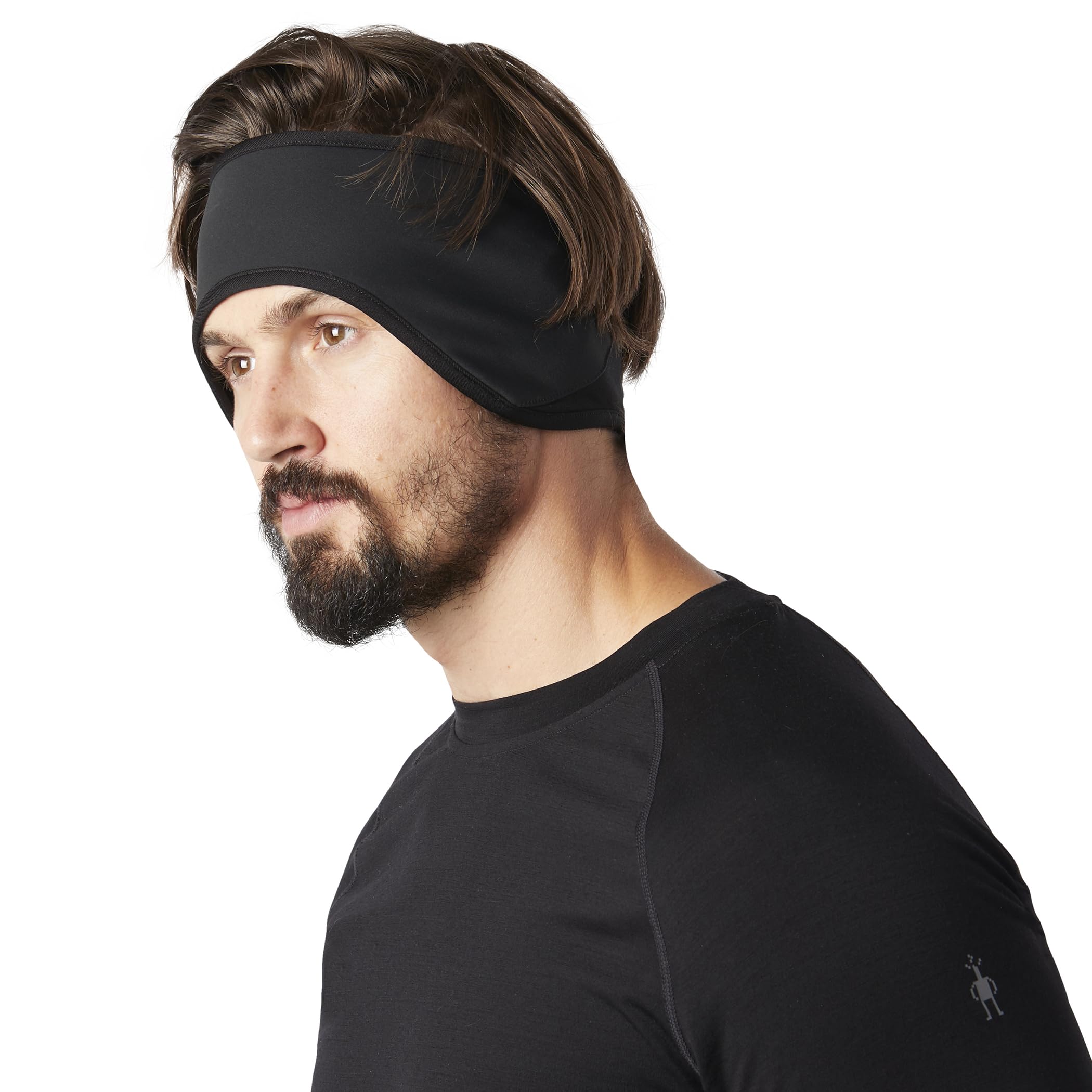 Smartwool Active Fleece Wind Headband, BLACK, One Size
