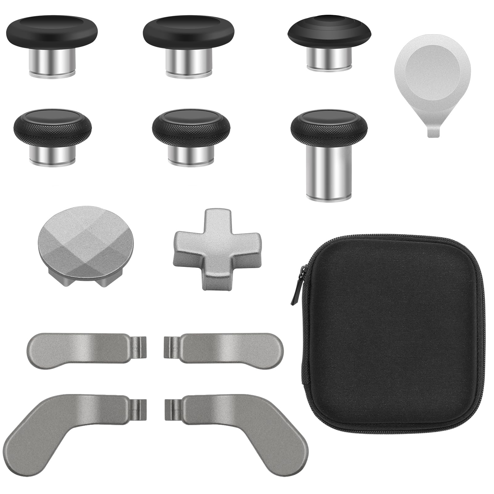 16 in 1 Metal Thumbsticks Suitable for Xbox One Elite Series 2 Elite Series 2 Core Controller Accessories