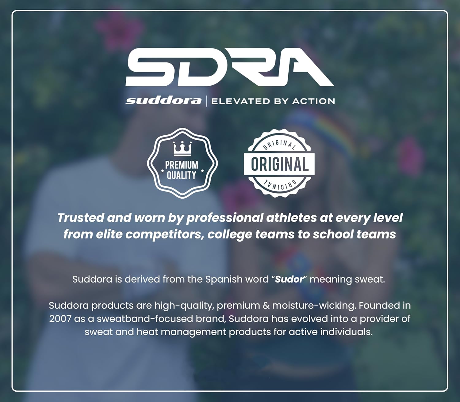 Suddora Country Headband & Wristbands Set (Includes 2 Wrist & 1 Head Sweatband), Highly Moisture Wicking