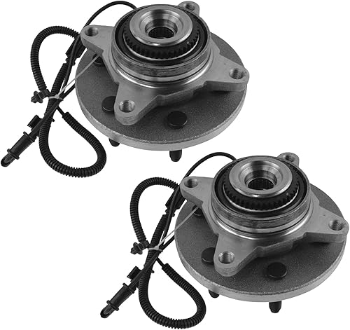 Vista 434 de TRQ Juego de 2 rodamientos y bujes de rueda trasera izquierda y derecha compatible con Ford Expedition 2007-2010 Lincoln Navigator 2007-2010