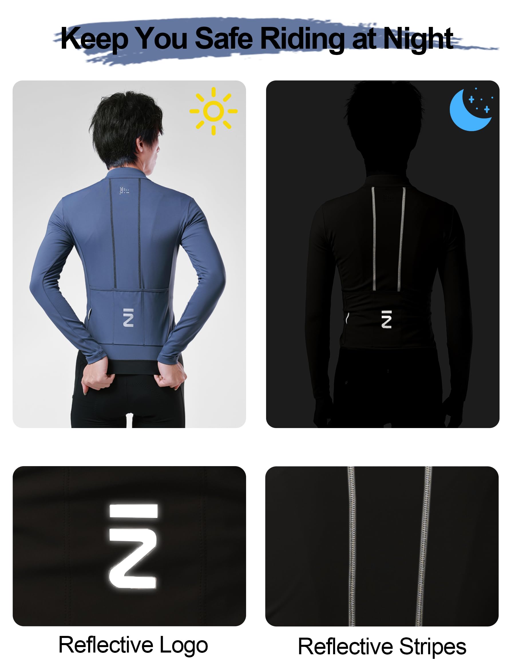INBIKE Maglia Ciclismo Invernale Uomo Giacca Ciclismo in Pile Giacca Bici da Strada Antivento Termico Silm Fit per MTB Bici Running e Vita Quotidiana
