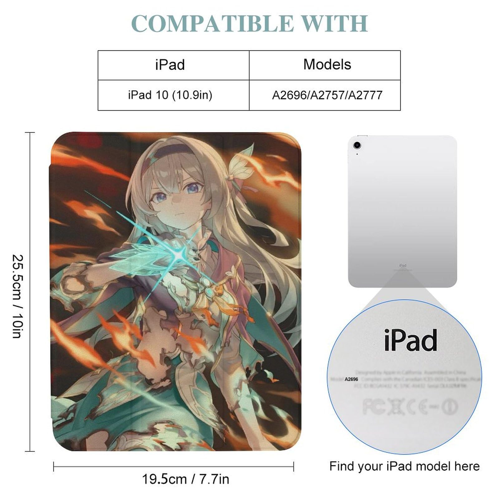 iPad - ほたる Amazon.co.jp: スターレイル ホタル iPad ケース 9.5インチ 10.5