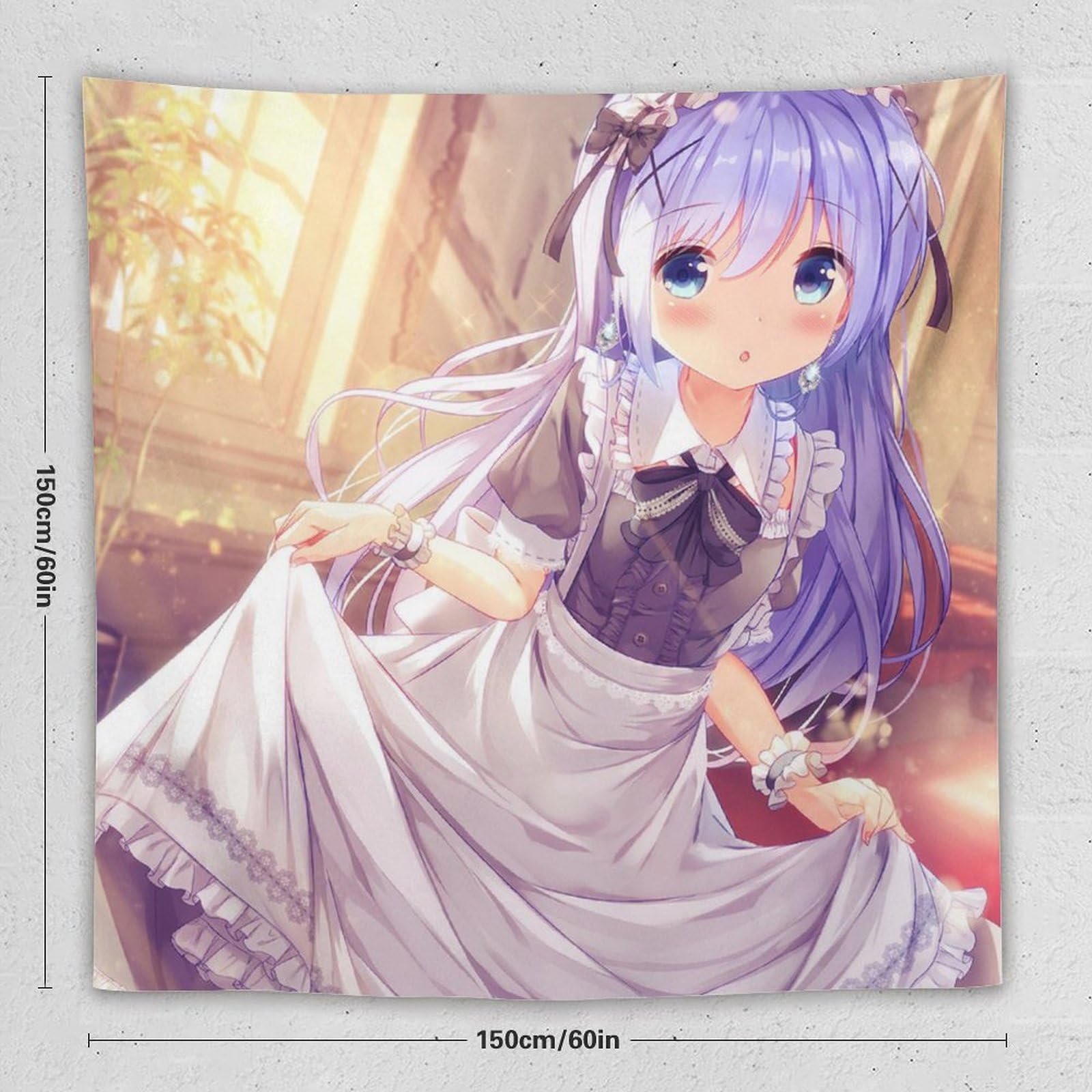 ごちうさ タペストリー Amazon.co.jp: タペストリー ごちうさ メイド服チノちゃん 大判