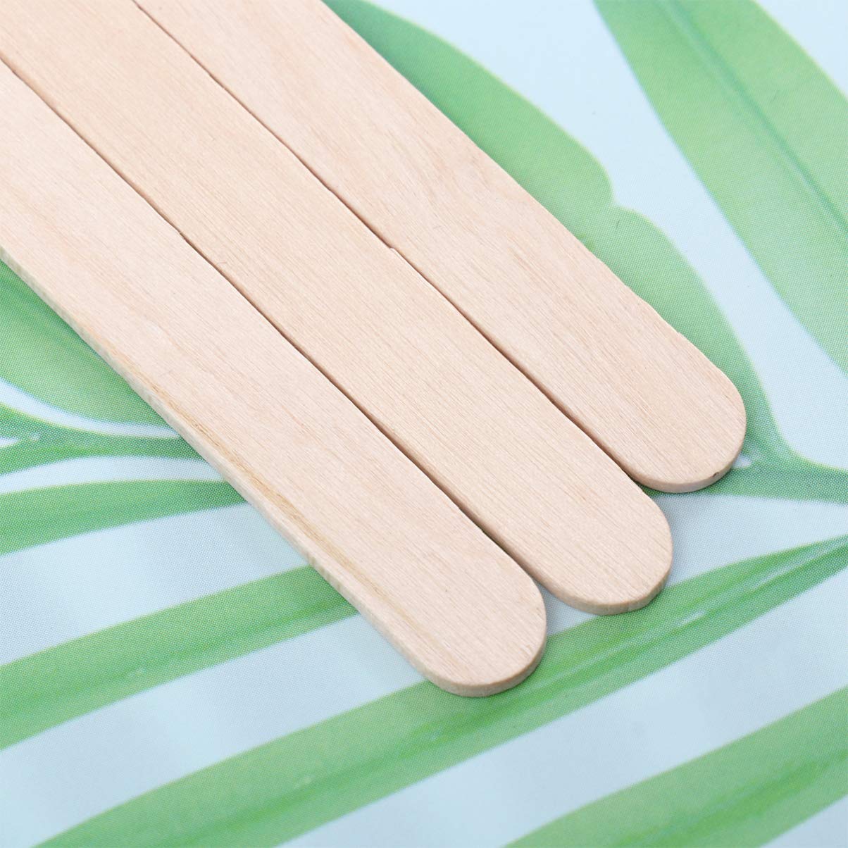 Ipetboom 150pcs Wooden Hair Removal Spatulas for Waxing Hair Removal Craft Sticks Perfect for Salon or Home Use