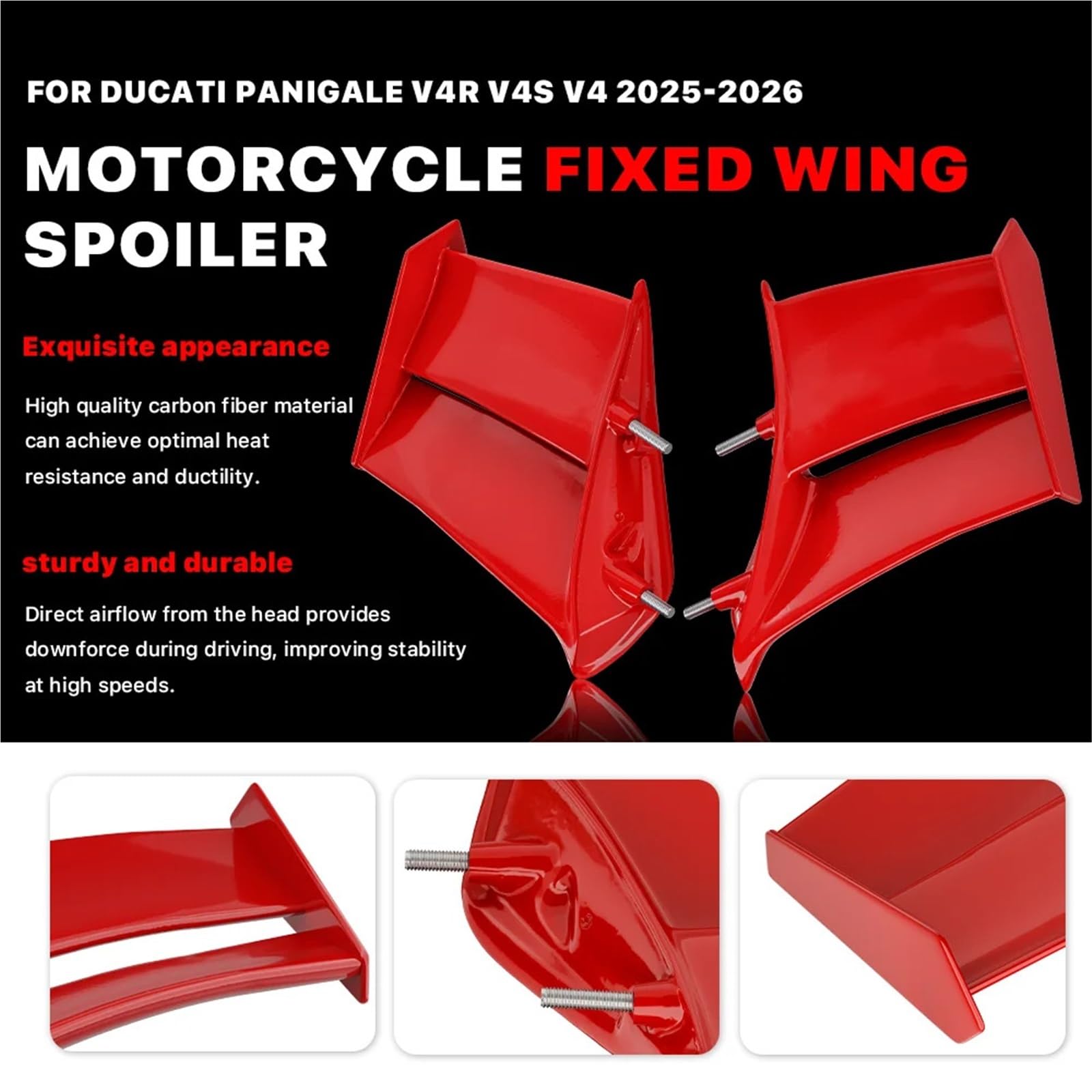 Wingletów Motocyklowych Do Ducati PANIGALE V4 V4S V4R SP 2025 2026