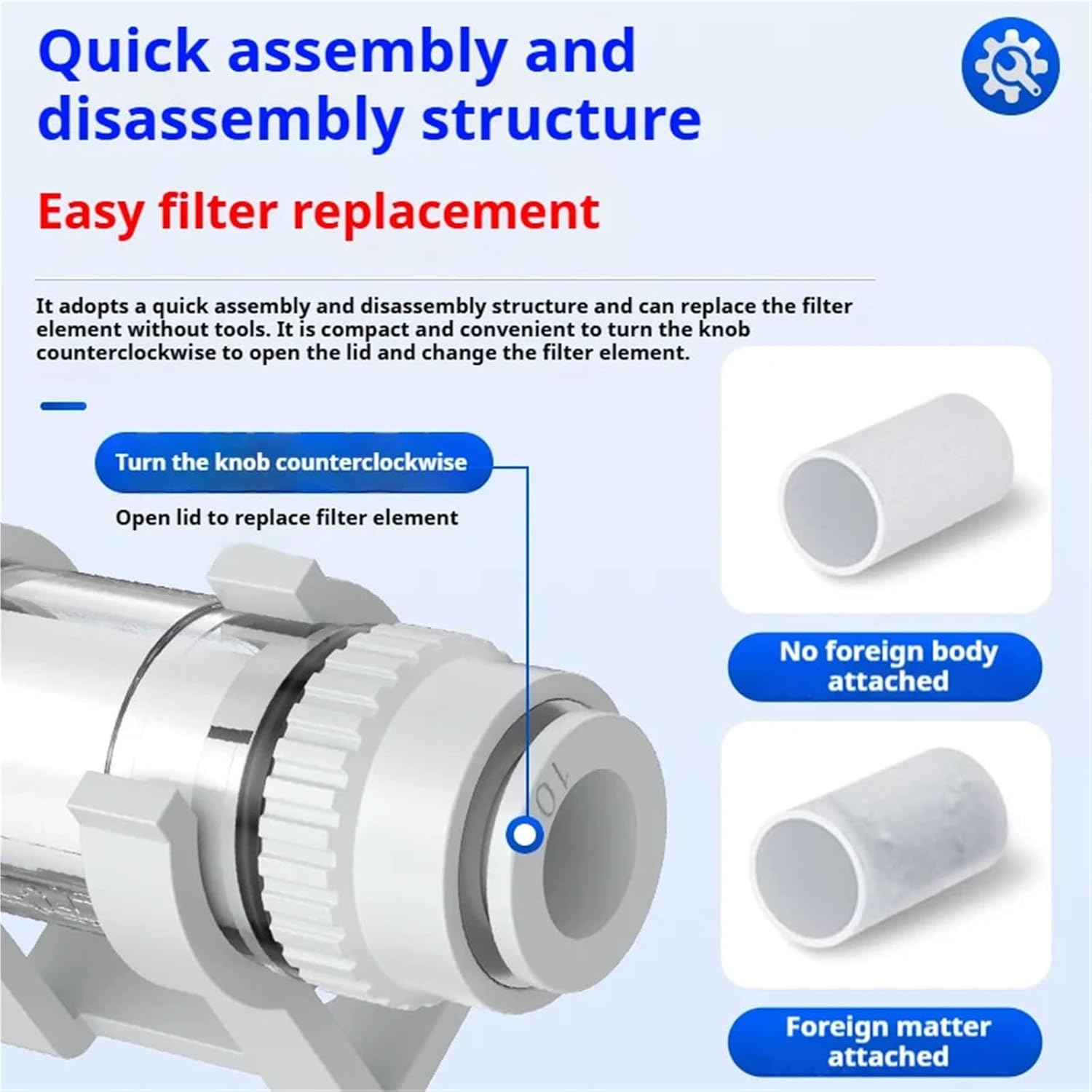 1pc Pneumatic Pipeline Vacuum Generator Filter ZFC ZFC100 ZFC200 ZFC300 Negative Pressure Filter core Cotton Quick Pipe(ZFC300-12B)