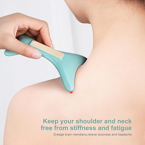 Miniatura 3 de Herramienta de masaje Gua Sha, herramienta de masaje de raspado de guasha más grande de cerámica para masaje de espalda, cuello, cara, piernas,