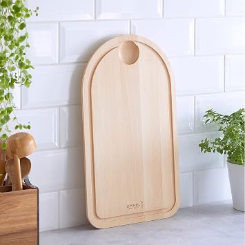 Opinel 254569 x Chopping Board, Wood, Black