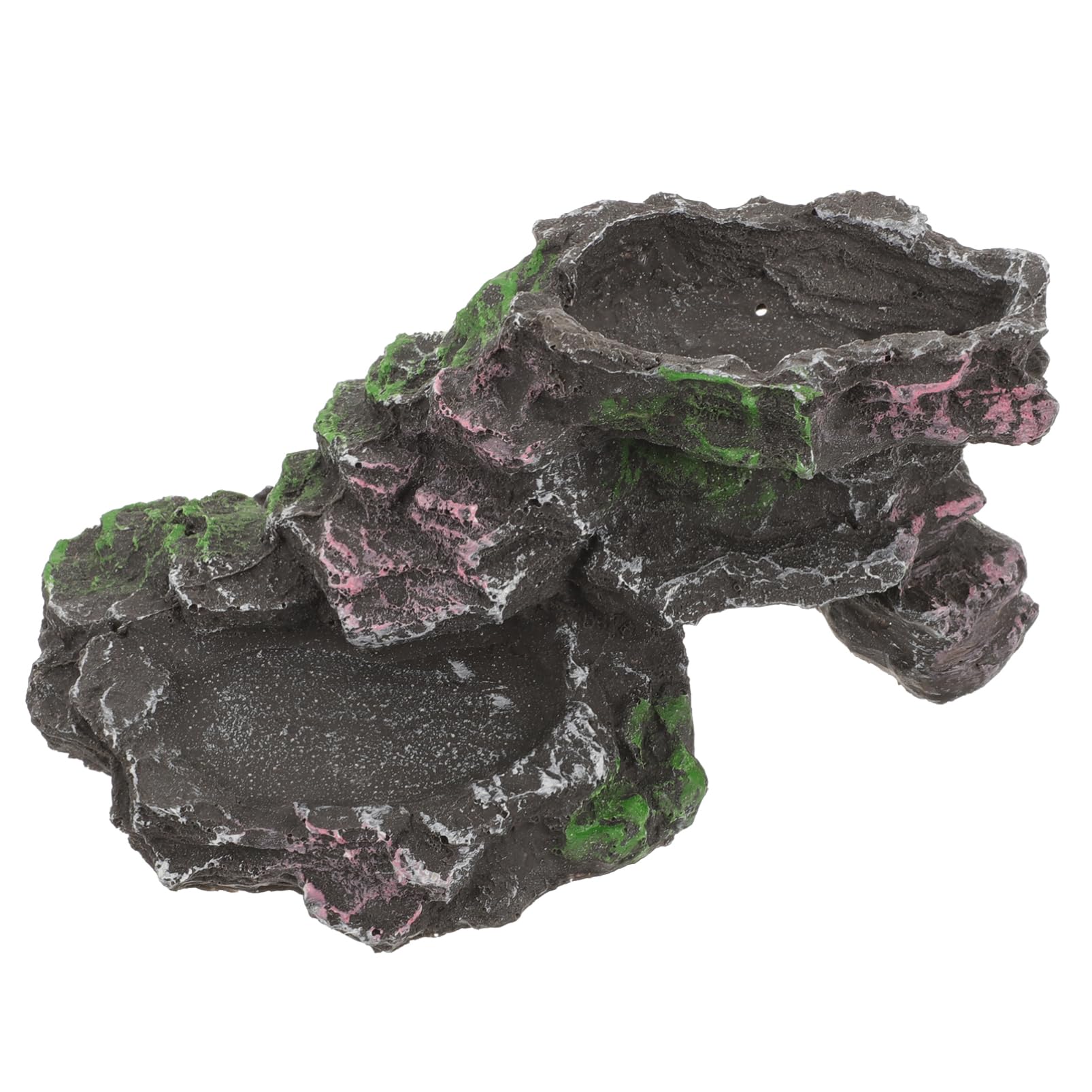 Toddmomy Aquatic Turtle Tank Accessories Basking Platform Sturdy Resin Pet Climbing Shelter for Reptiles