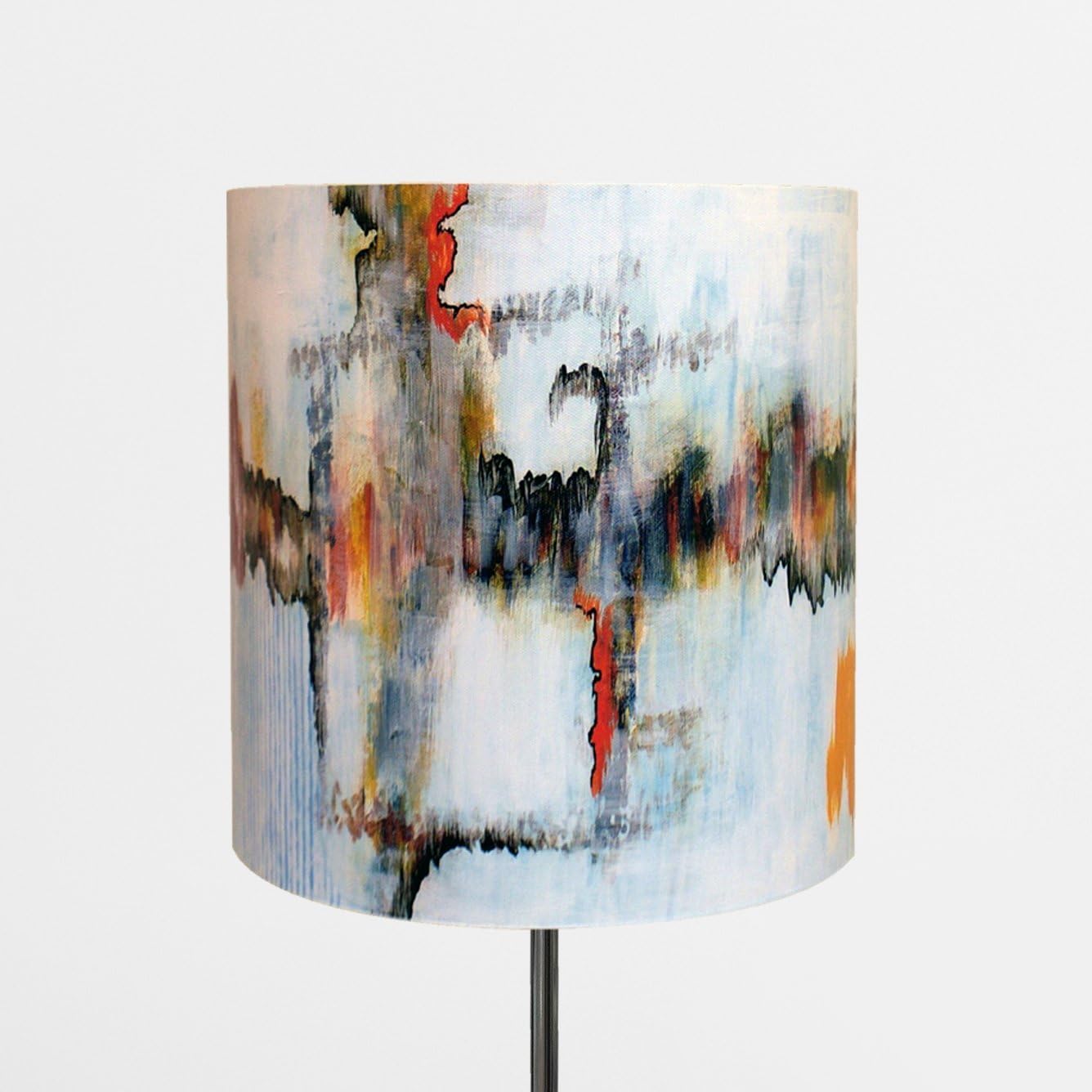 LampPix10 Inch Table Lamp Shade - Venetian Cave Canvas Desk Lampshade (Spider Fitting)