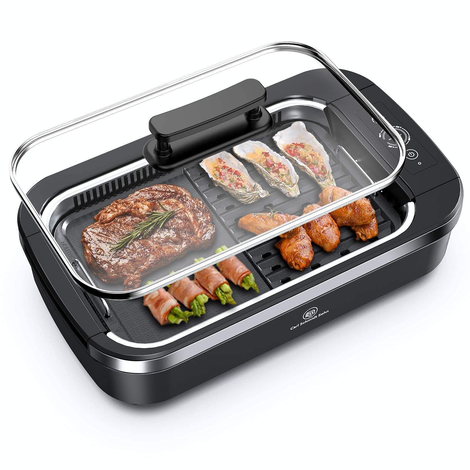 Buy Indoor Smokeless Grill CSS Electric Grill with Removable Griddle