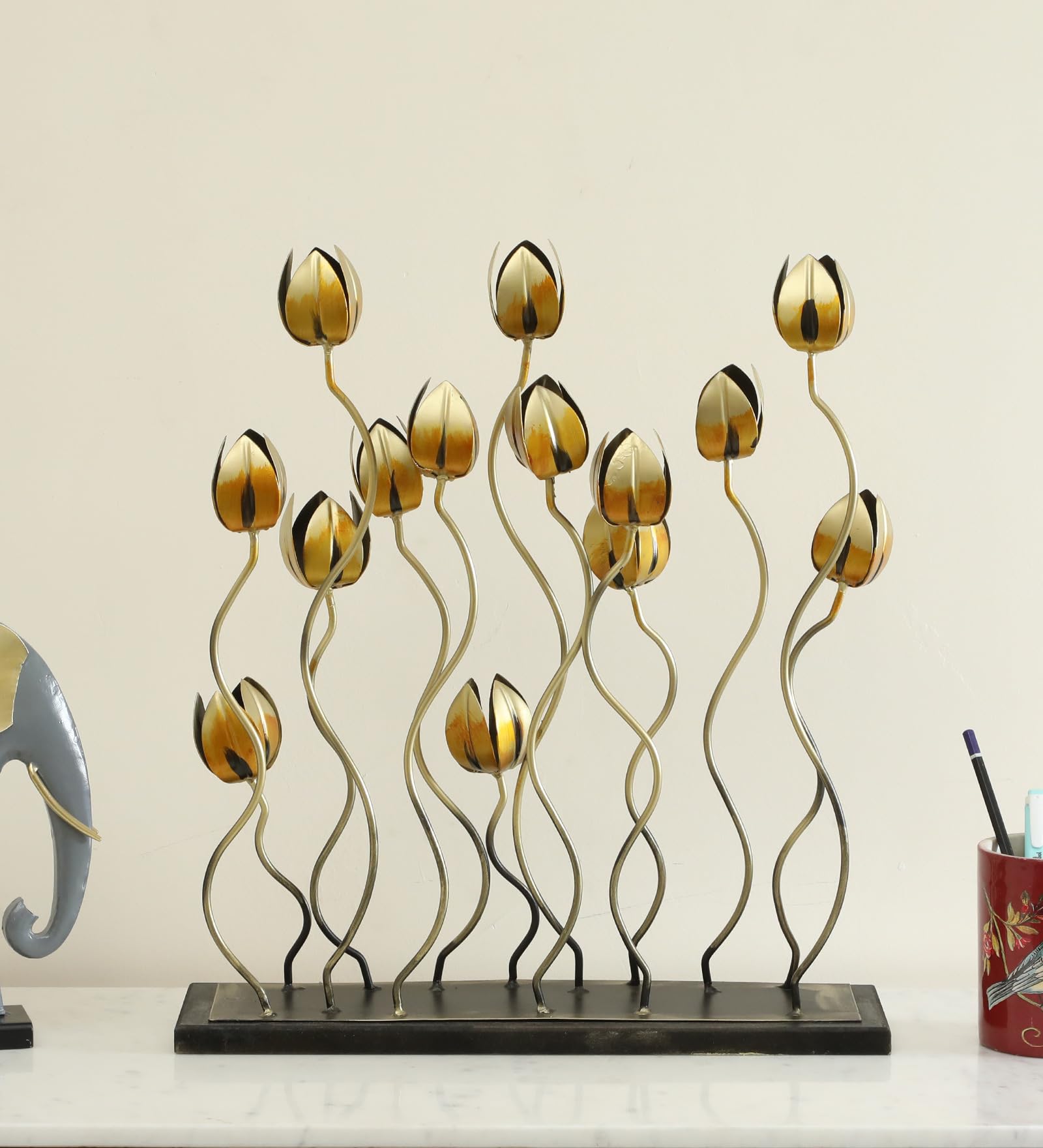Vedas Exports Multicolor Flower Decor Showpiece -1 Vedas Exports Multicolor Flower Decor Showpiece -1