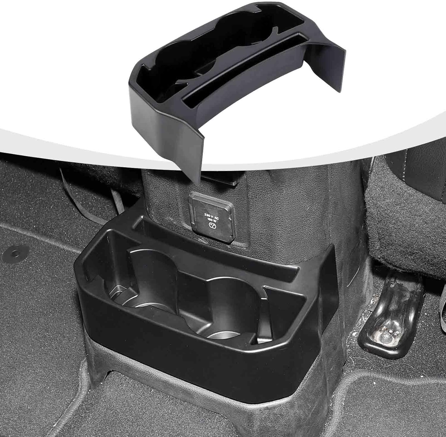 RAZPOY JL Rear Cup Holder, Backseat Drink Cup Holder