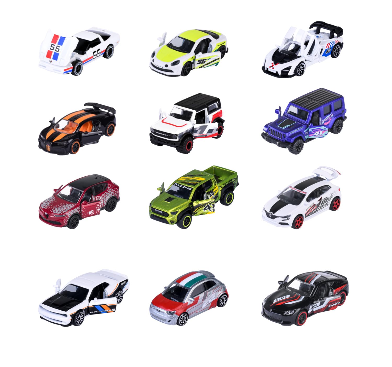 Majorette 8504000000 - Racing Premium Cars - Renault Megane RS - New