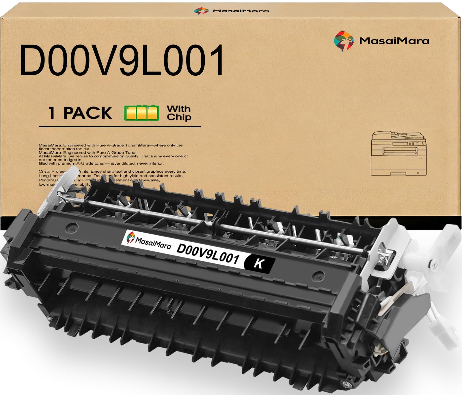 Photo 1 of MasaiMara D00V9L001 D008AK001 D01SE6001 110V Fuser Fixing Unit Compatible for Brother HL-L6200 HL-L6250 HL-L6300 HL-L6400 MFC-L6700 MFC-L6750 HL-L6200DW HL-L6200DWT HL-L6250DW HL-L6300DW Printers