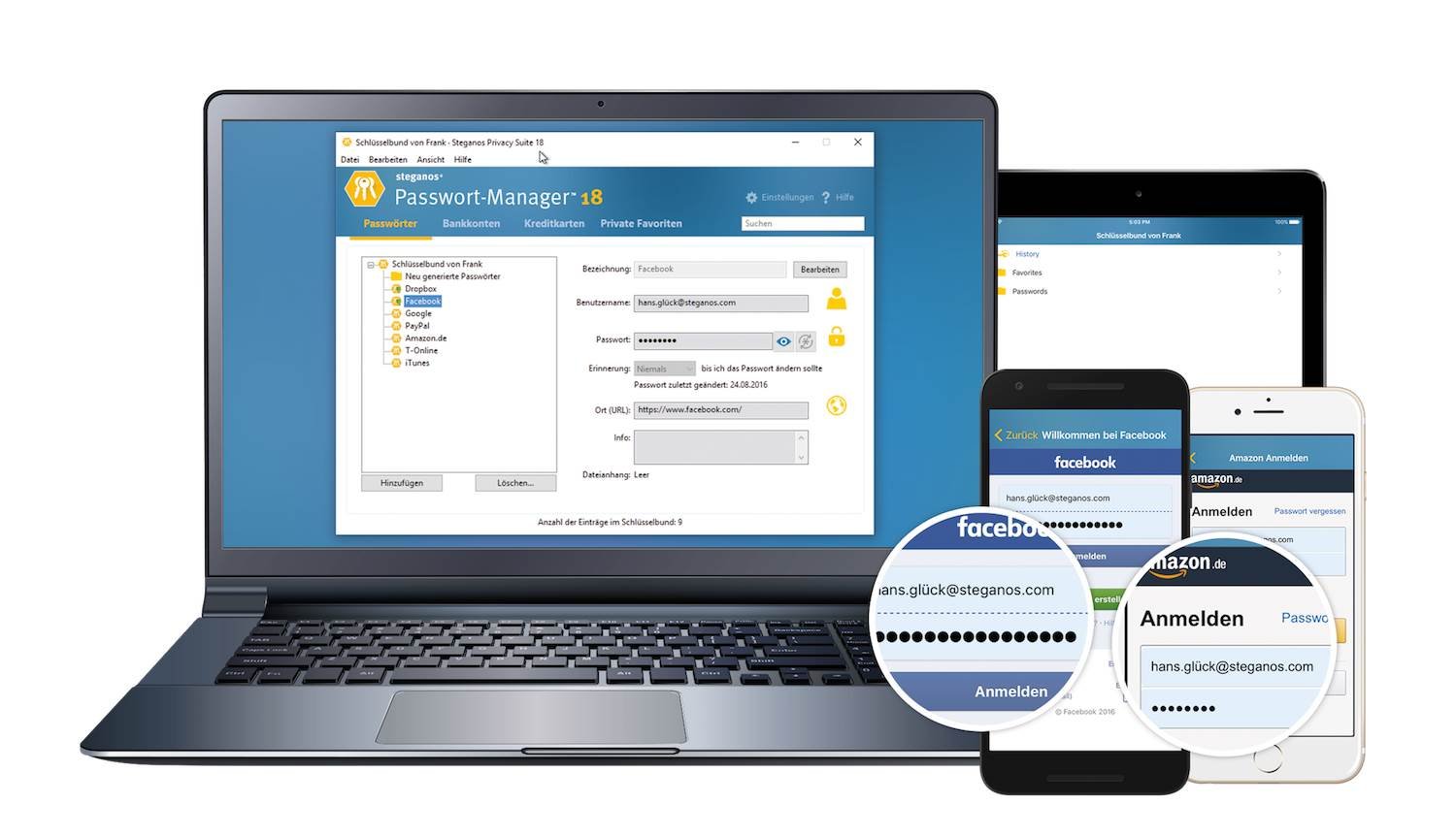 Steganos Passwort-Manager 18