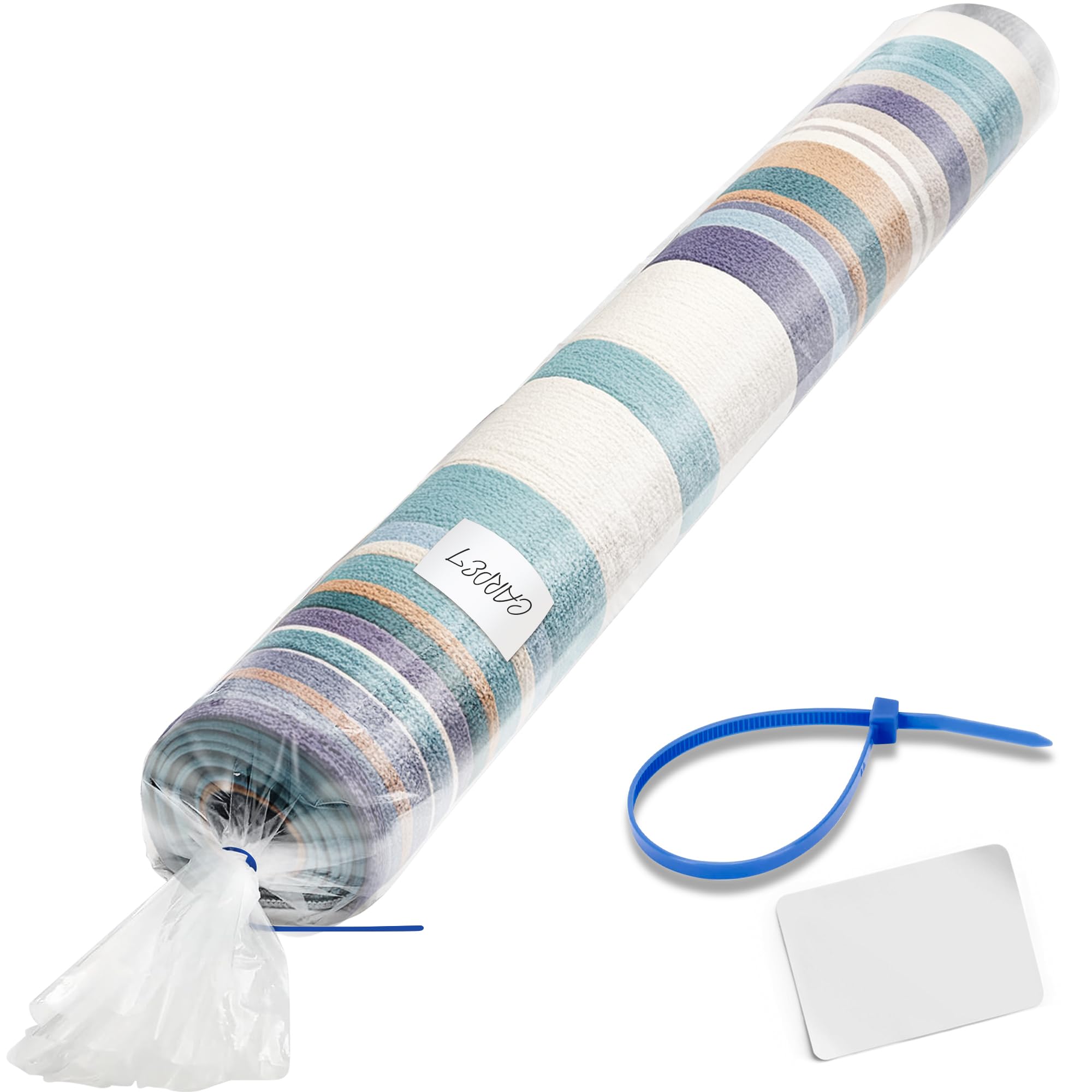 Plastic Rug Storage Bag with Zip Tie,4 Mil Heavy Duty 6' x 9', Ideal for Moving, Packaging, and Storage (Large)