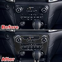 Vista 3 de ruihe Panel de control de audio de radio para tablero central, calentador de aire acondicionado automático, cubierta de control de temperatura