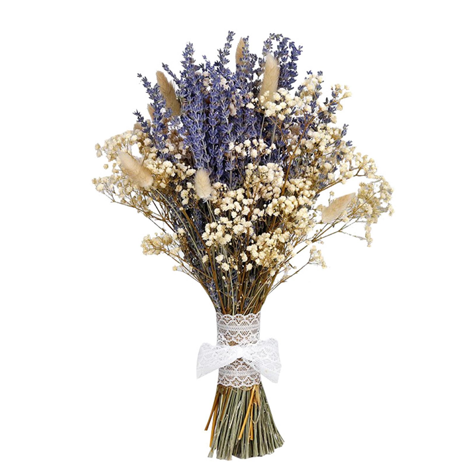 Meiliyizu Natural Dried Lavenders Flower Natural Dry Babies Breath for Home Decoration Wedding Bouquets Flower Arrangements Wedding Decoration