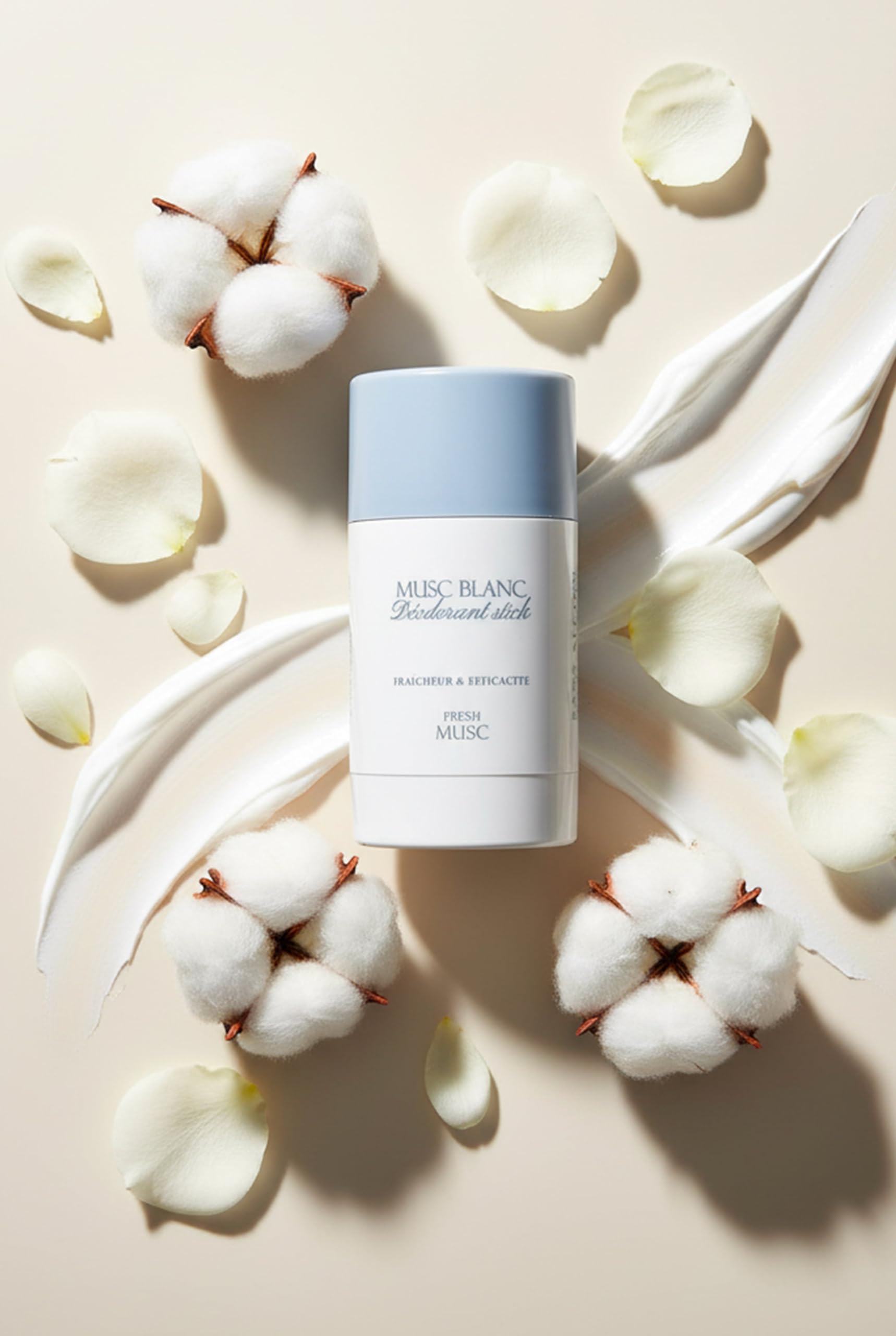 Coffret Duo Musc Blanc Tahara – Gel Parfumé 20 ml + Déodorant Naturel 30 g – Peaux Sensibles – Fabriqué en France