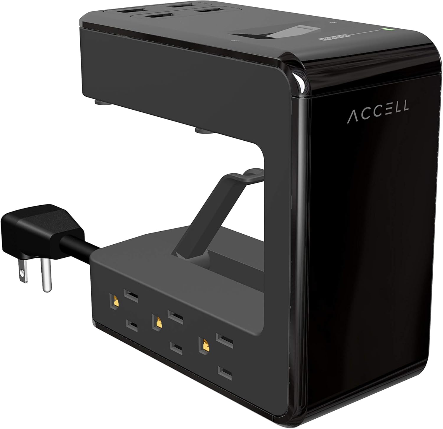 Accell Power U Clamping Surge Protector with 6 AC outlets