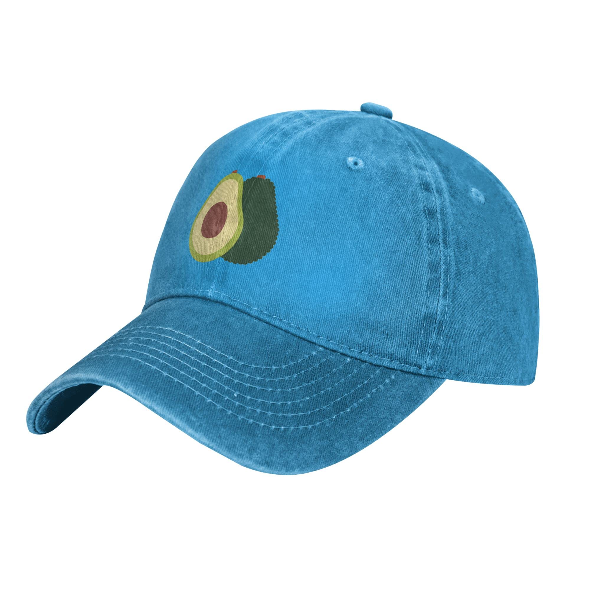 YINGD Cowboy Baseball Cap Avocado Hat Adjustable Sports Cap Casual and Unisex for Men Women Trucker Cap