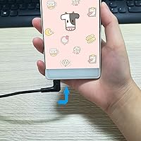 Vista 5 de Cable TRRS de 0.138 in, SinLoon (2 unidades) chapado en oro, 90 grados, ángulo derecho e izquierdo, 0.138 in, estéreo de 4 polos, macho a macho