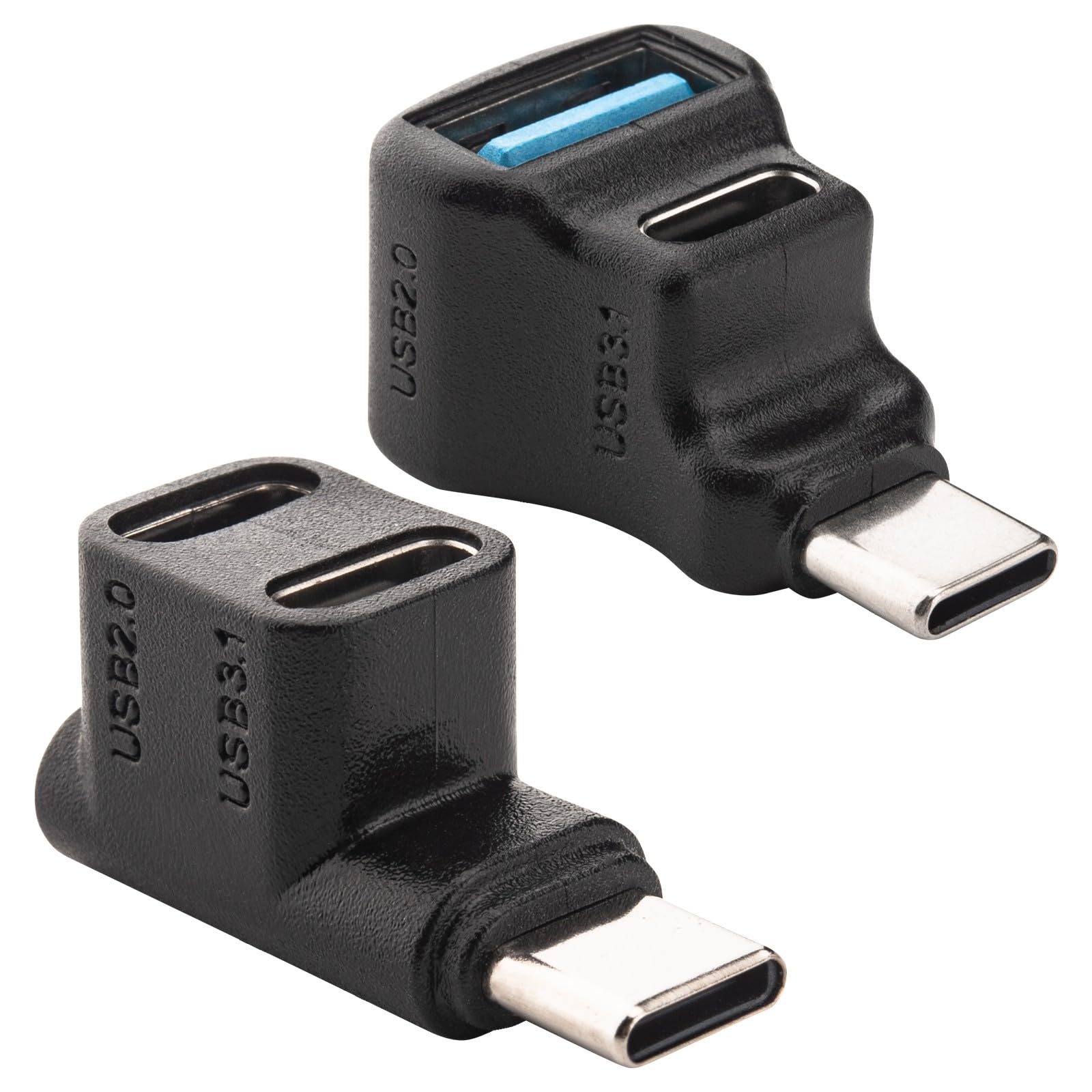 Amazon.co.jp: Leehitech USB C 分岐アダプター 20Gbpsデータ転送 90度