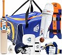 CW SCOREMASTER Cricket Kit Full Kit Club Coach Kit Cricket Training Kit Sports Gears Full Cricket Accessories Cricket Kit All Things Kit Durable Wheel Bag Kit for Kids Junior Size 3 gallery image