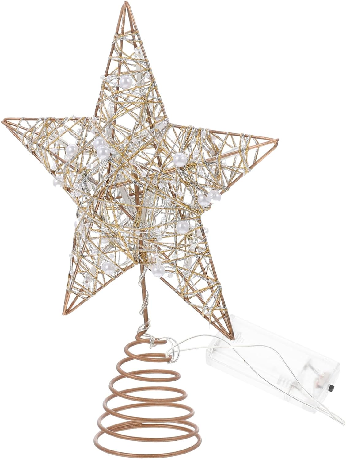 NOLITOY Tree Top Star Christmas Tree Topper Gold Christmas Tree Topper