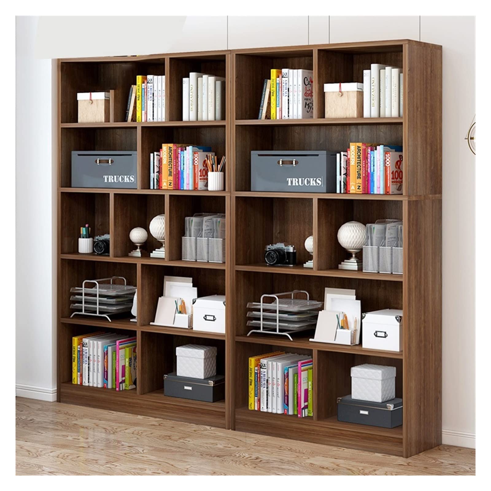 File Cabinet Wooden Information Cabinet Office Bookcase with