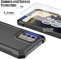 Vista 6 de Ailiber Funda para Nokia G310, Nokia G310 con protector de pantalla de vidrio templado, protección de estructura de 2 capas, esquinas a prueba
