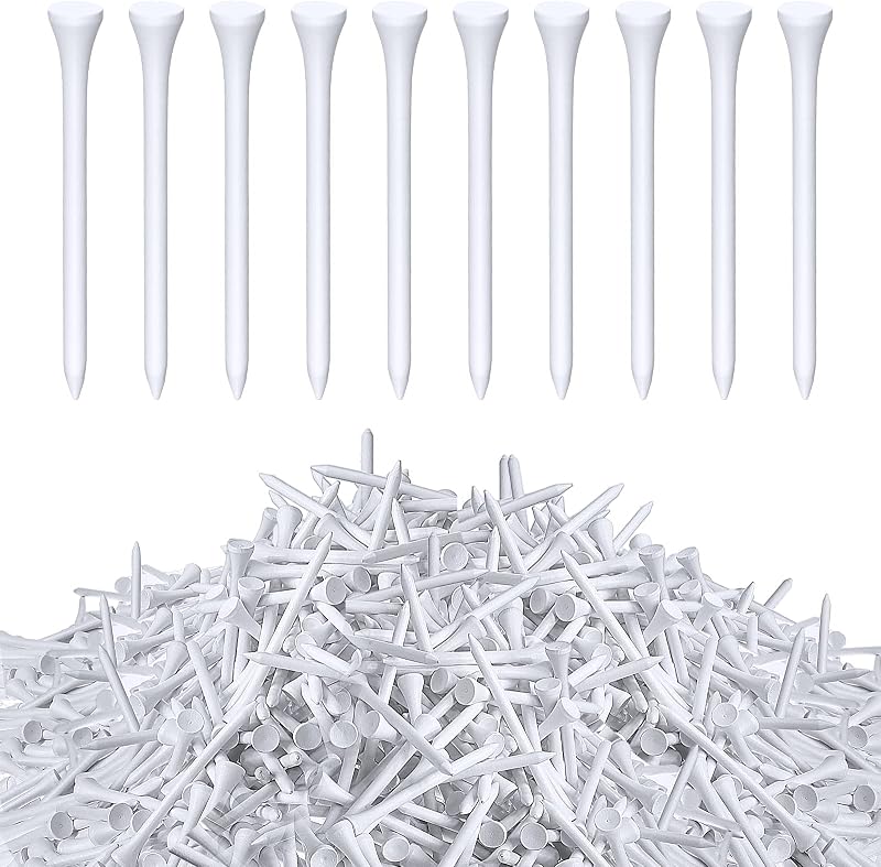 Vinsot 1000 Pcs Golf Tees Bulk 3-1/4 Wooden Tees