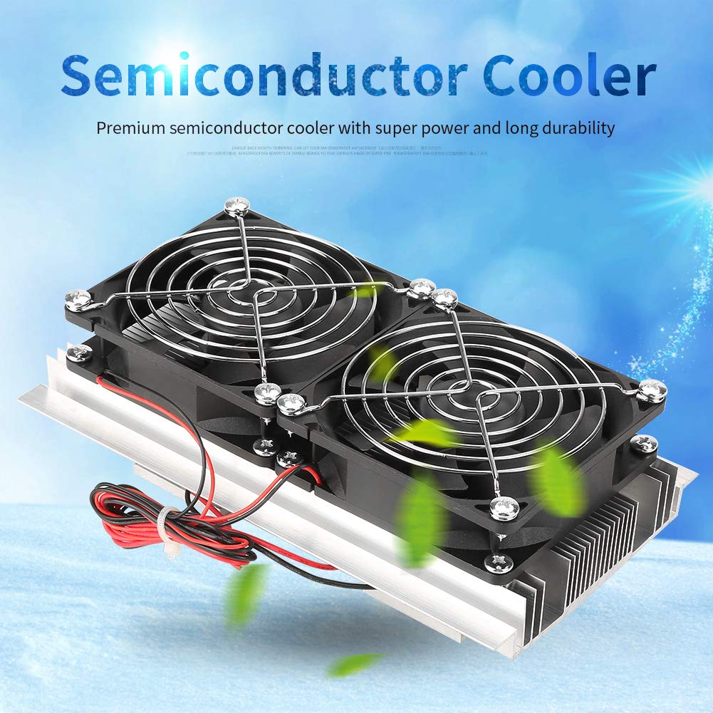 Enfriador Termoeléctrico Semiconductor Portátil de 120 W Refrigeración Termoeléctrica Enfriador Termoeléctrico Refrigeración Peltier con Ventilador Módulo Acondicionador de