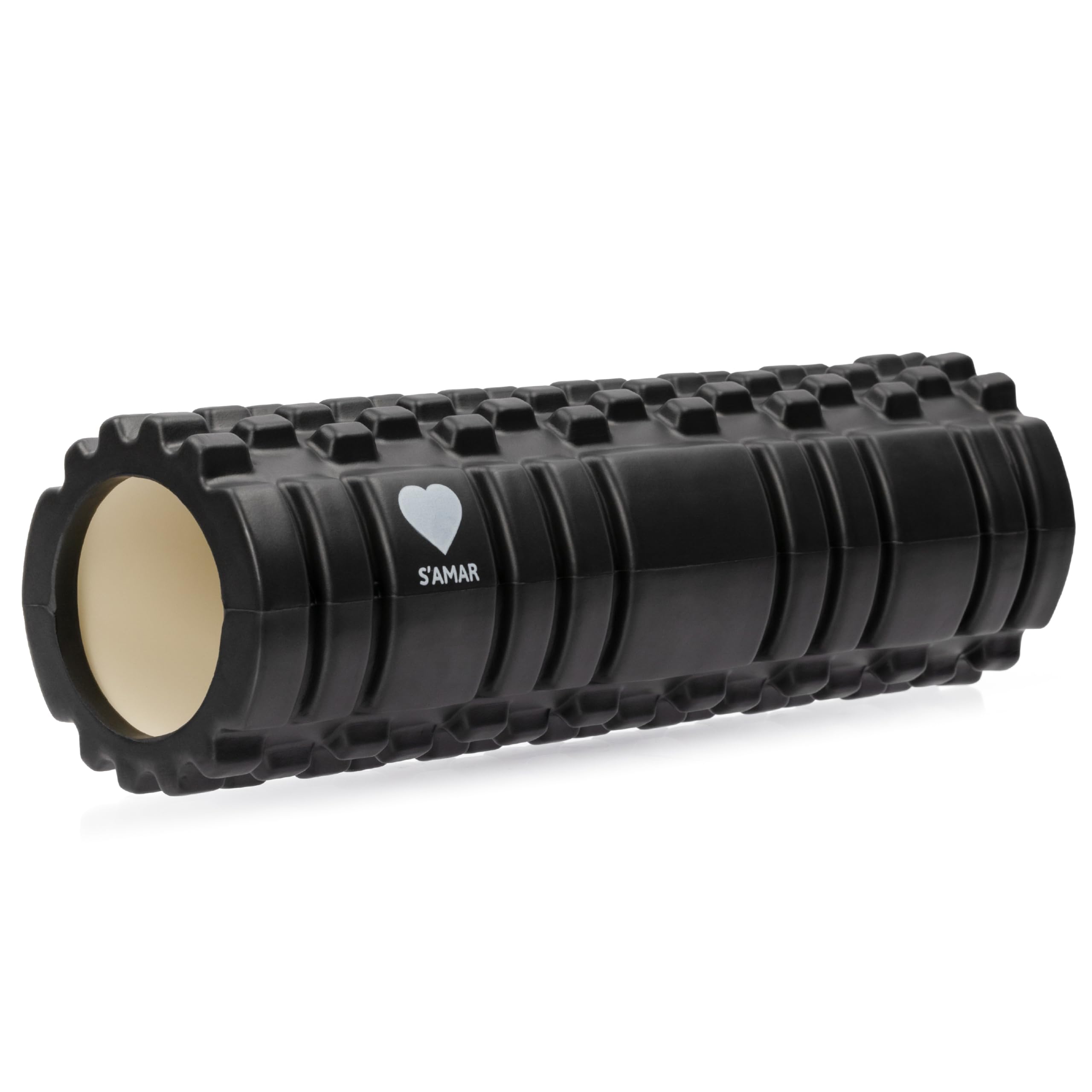 Rullo Massaggio Muscolare – Foam roller pilates in EVA ad Alta Densità - Rullo per allenamento muscolare