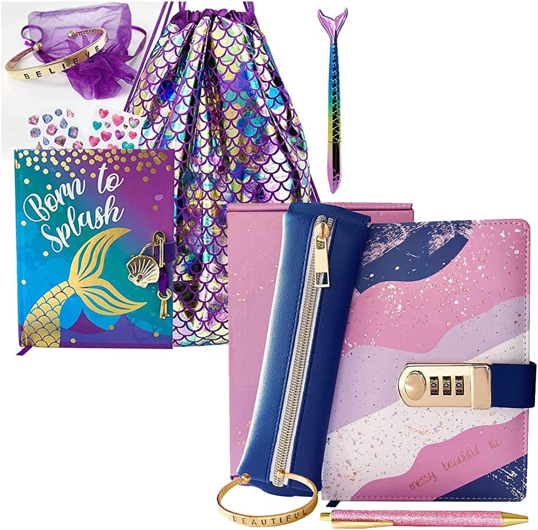 Life is a Doodle Diary for Girls ages 8-12 - Kids Journals for Writing, Self-Expression & Creativity– Diary for Girls Excellent Gratitude & Prayer Journal with Lock for Children Who Love Cre