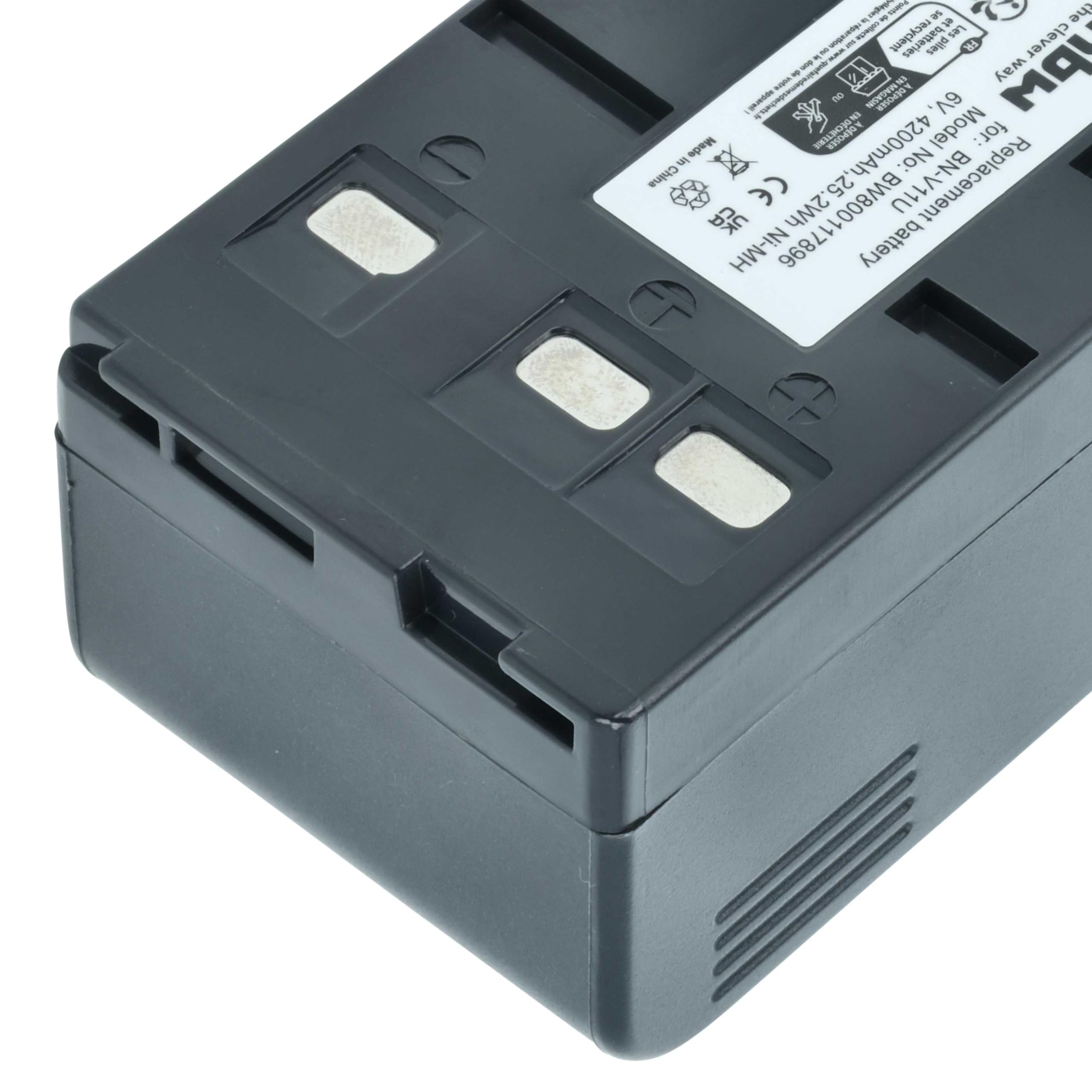 vhbw batteria compatibile con RCA PSC-20, PSC24C, PSC15, PSC-15, Pro-V800C, PSC-2, PSC20, PSC-15C, PSC2, PSC15C fotocamera (4200mAh, 6V, NiMH)