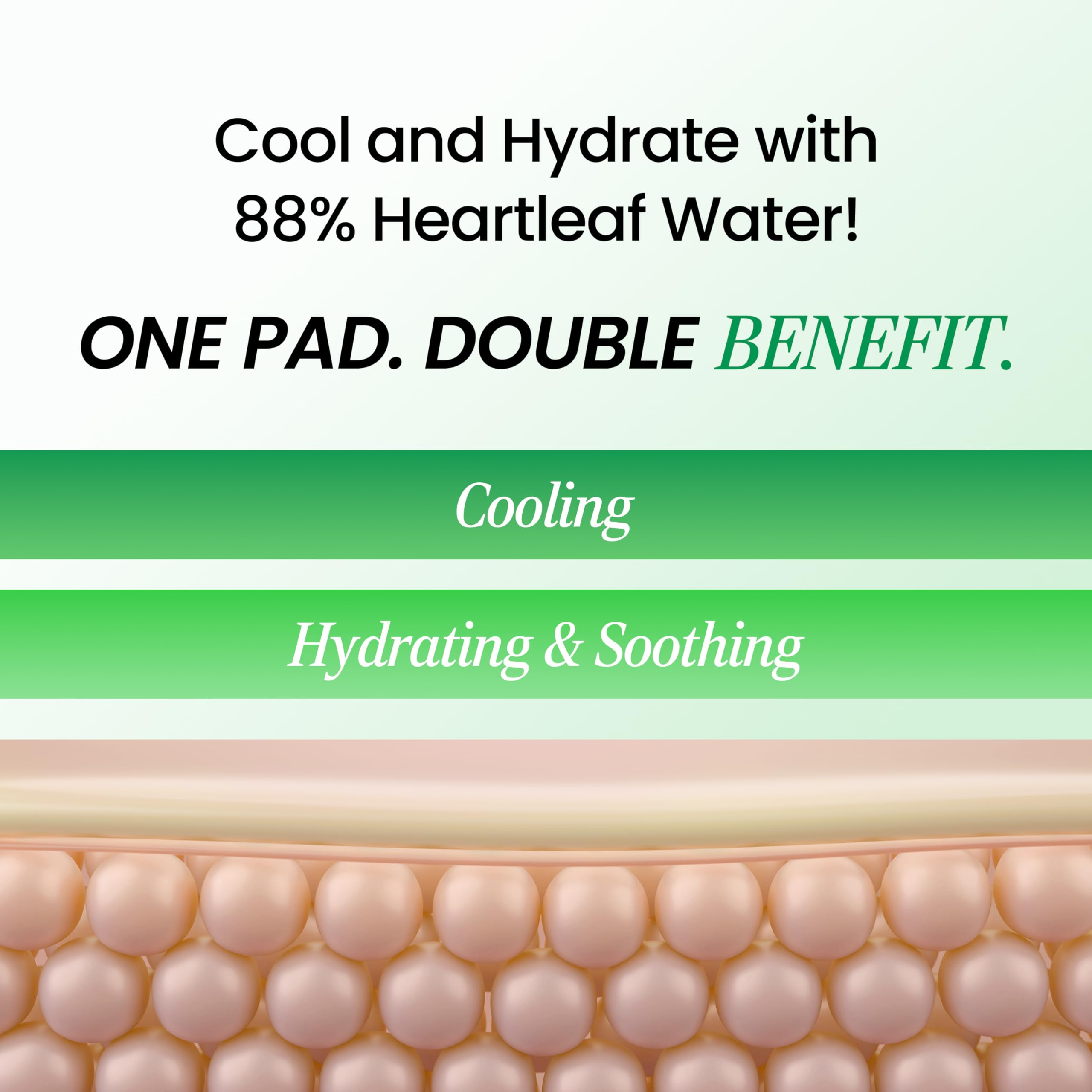 NEOGEN DERMALOGY Real Heartleaf Soothing Daily Pad, Heartleaf Toner Pad/40Pads