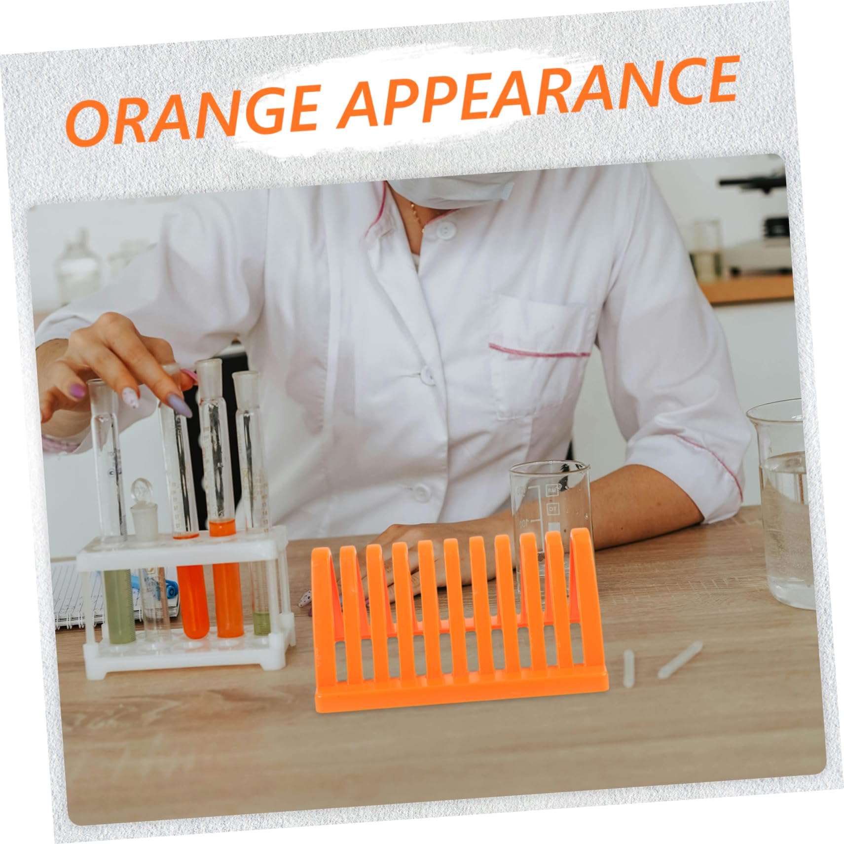 ULTECHNOVO 8pièces Support De Lames De Microscope Plastique De Racks De Stockage Pour Laboratoire Pour Rangement Des Lames Pratique Et Compact