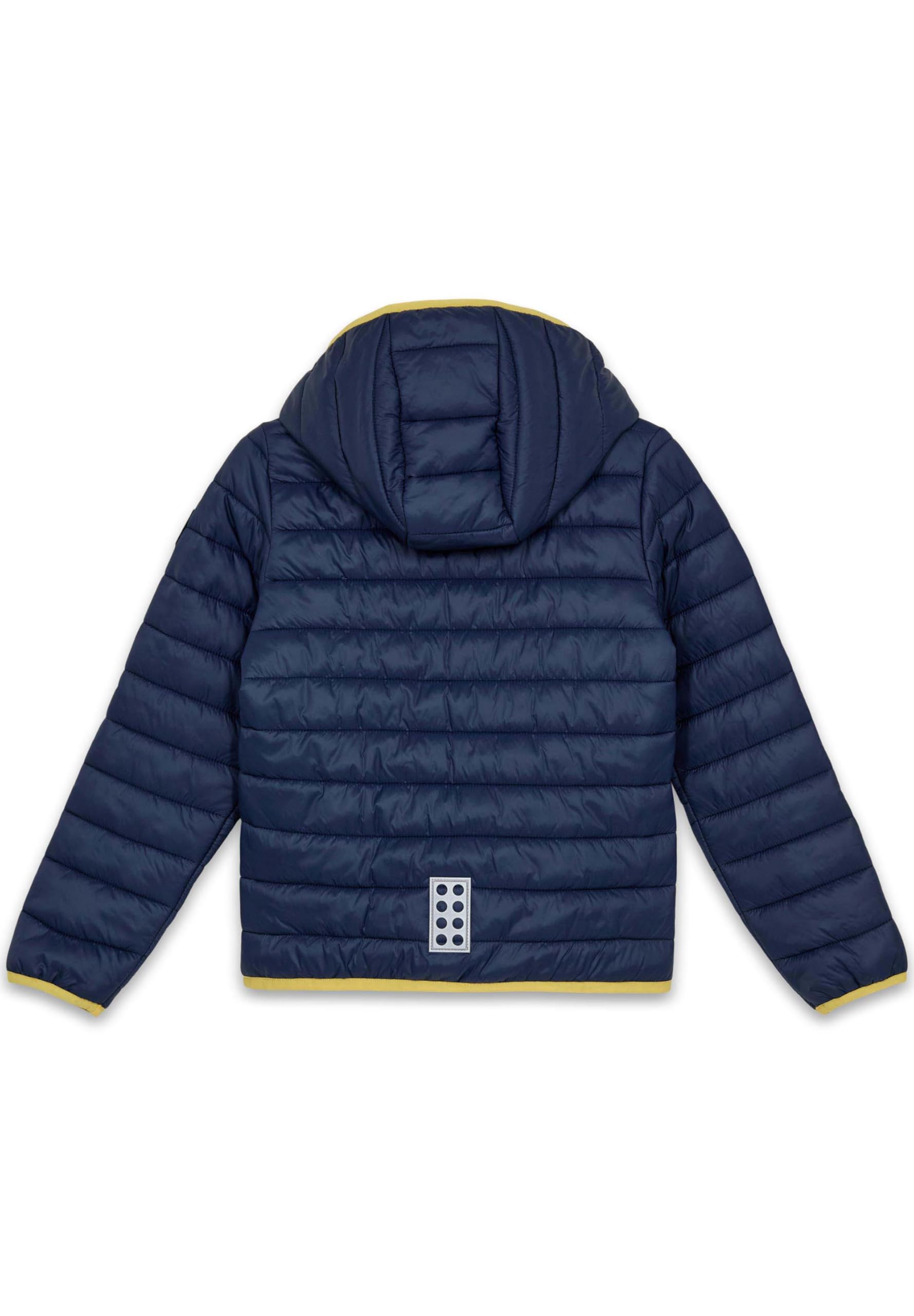 Kabooki LEGO® Gefütterte Jacke für Kinder - Winddichte Frühlings- und Herbstjacke mit Abnehmbarer Kapuze und Reflektoren | Bequeme LEGO® Jacke für Mädchen und Jungen