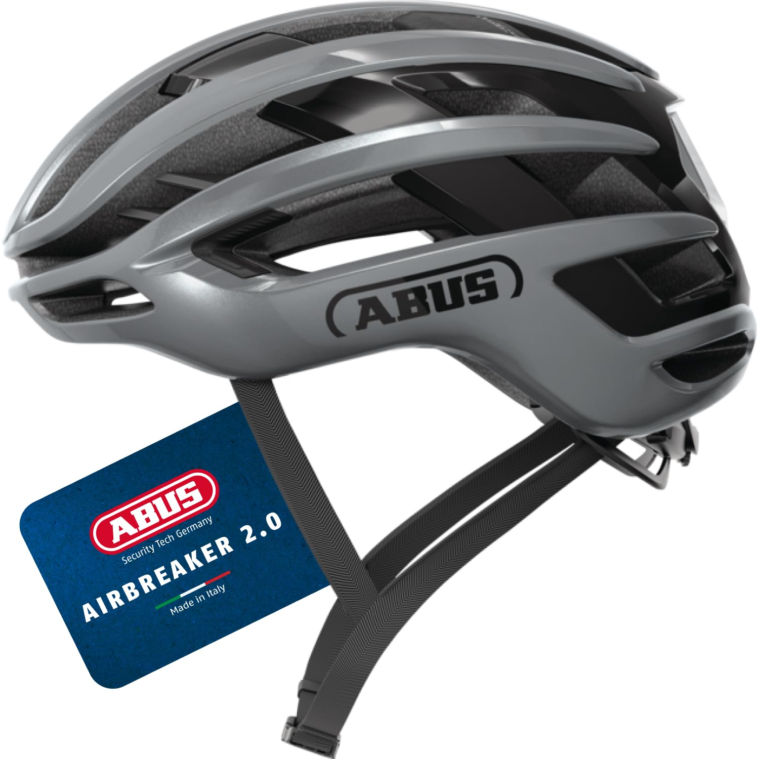 Abus AirBreaker 2.0 Helmet Gray Black, Size M